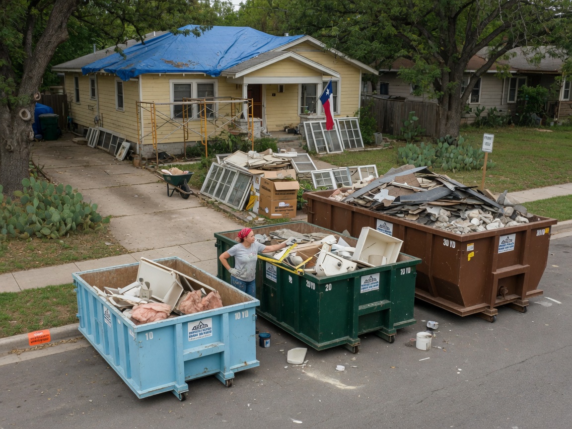 How to Choose Dumpster Size for Austin Home Renovation Projects